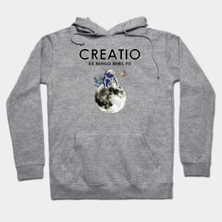 Creationist Astronaut Latin Quote Hoodie